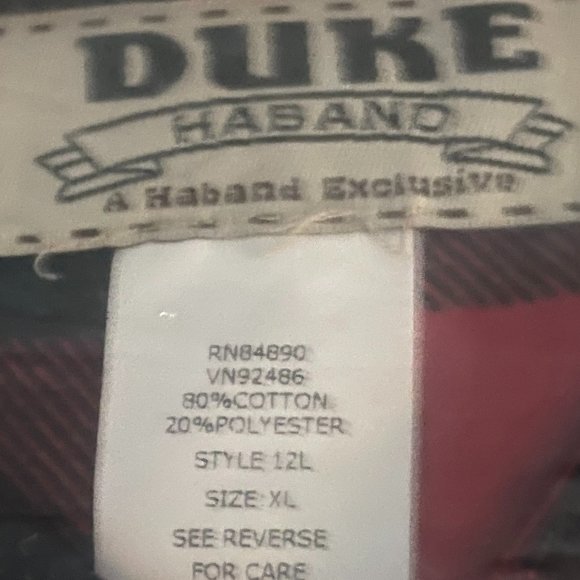 Duke Haband Men's Shirt Brand New in packaging plastic. - Picture 2 of 2